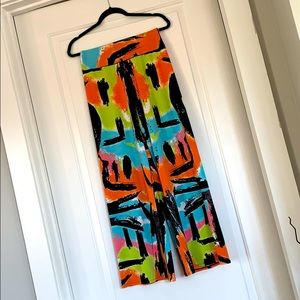 EVA VARRO Elastic Wide-Leg Straight Pants